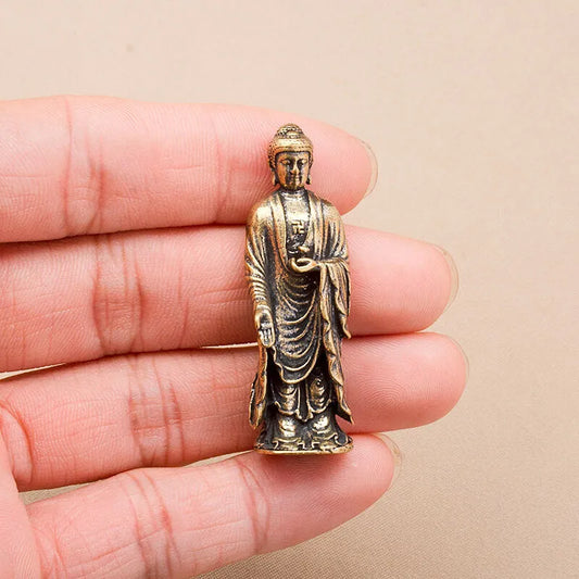 Miniature Shakyamuni Copper Figurine