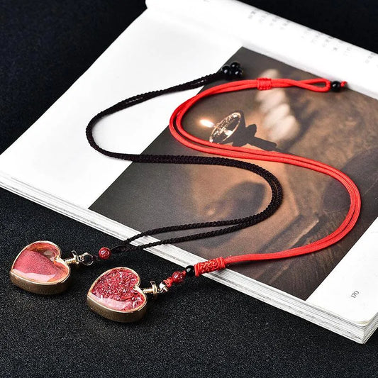 Natural Mineral Gau Box Pendant - For Home Protection and Safety