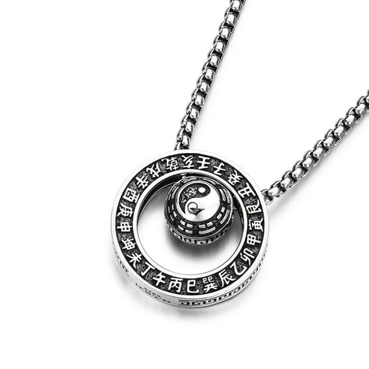 Taoist Tai Chi Bagua Natural Harmony Pendant Necklace