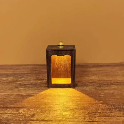 Modern Mini Shrine with Light – Painted Ksitigarbha
