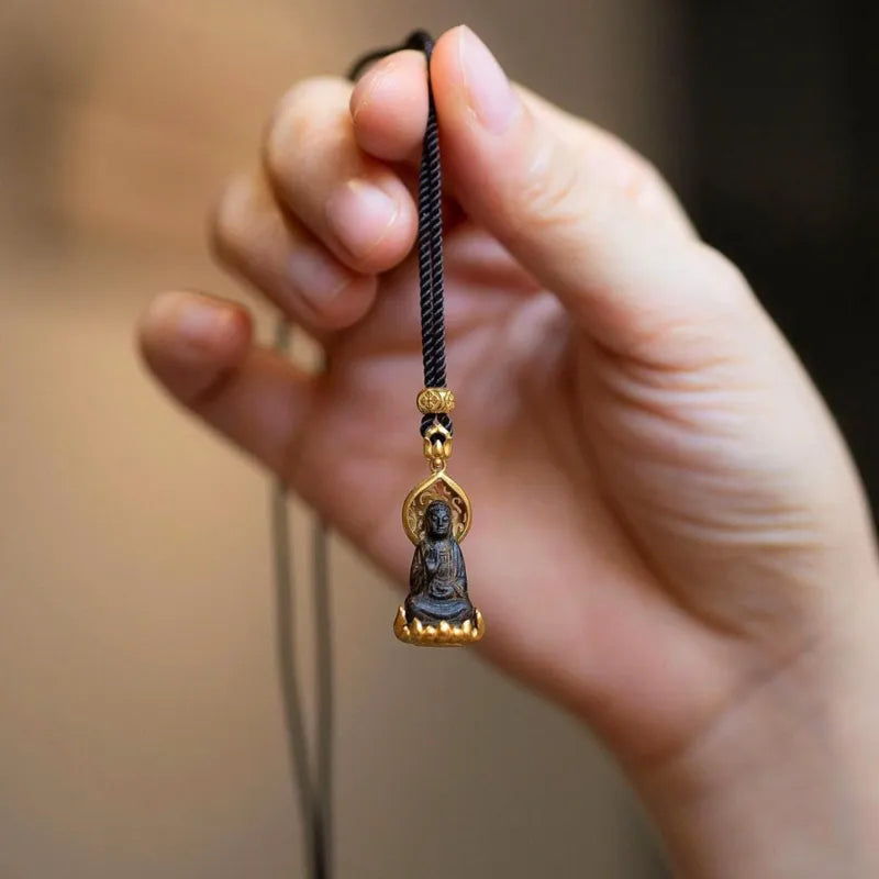 Chinese Traditional Good Luck Buddha Pendant - Ancient Craftsmanship