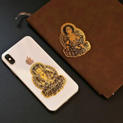 Zodiac Guardian Deity Metal Phone Sticker