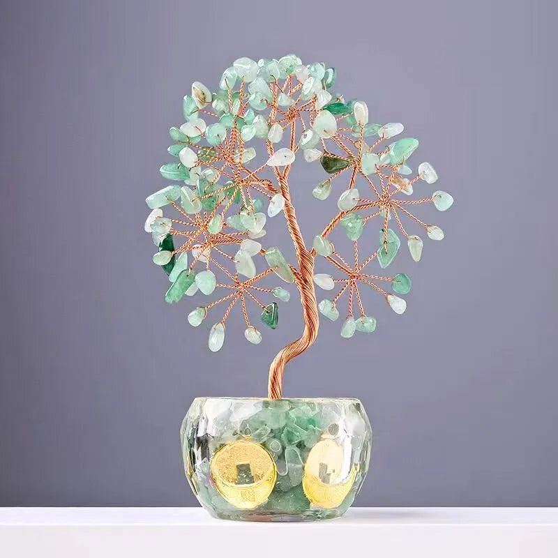 Crystal Money Tree Feng Shui Decor