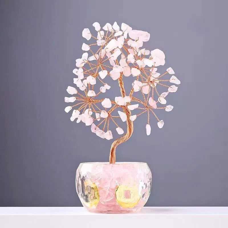 Crystal Money Tree Feng Shui Decor