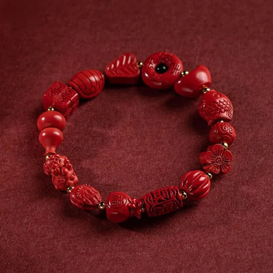 Fortune Multi-Gemstone Bead Bracelet - Prosperity & Good Luck