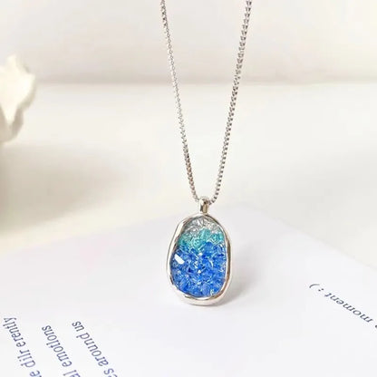 Gradient Crystal Necklace - For Healing and Balance