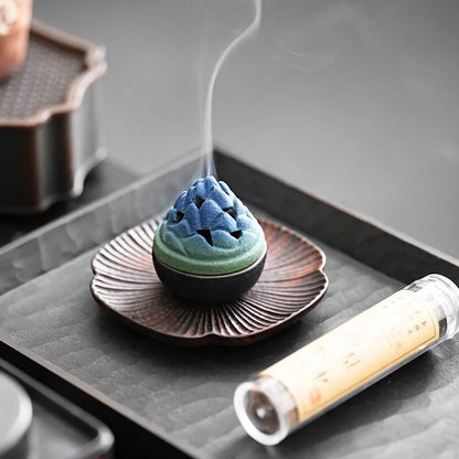 Miniature Bosshan Ceramic Incense Burner