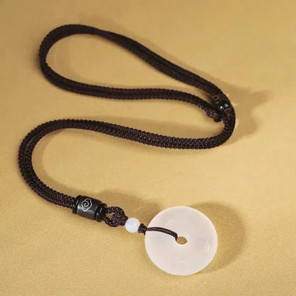 Natural Agate Five Sacred Mountains Talisman Pendant