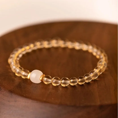 Natural Citrine Wealth-Attracting Bracelet