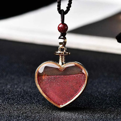 Natural Mineral Gau Box Pendant - For Home Protection and Safety