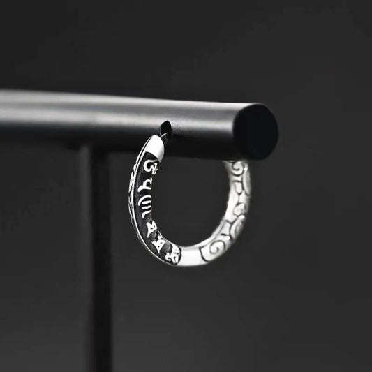 Six-Word Mantra Earrings - Protection and Blessing