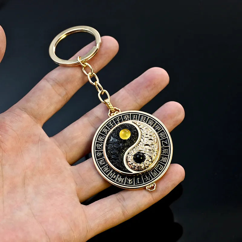 Taoist Bagua Keychain - Protection & Safety