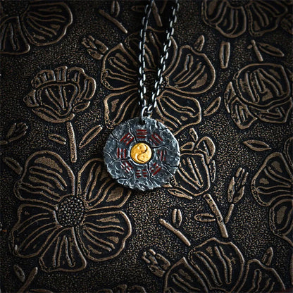 Taoist Mountain Ghost Coin Bagua Tai Chi Handwoven Bead String
