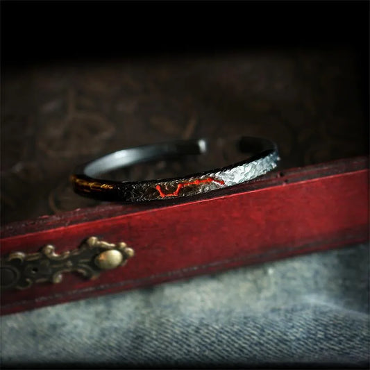Taoist Silver Qiankun Circle & Beidou Seven Stars Bracelet